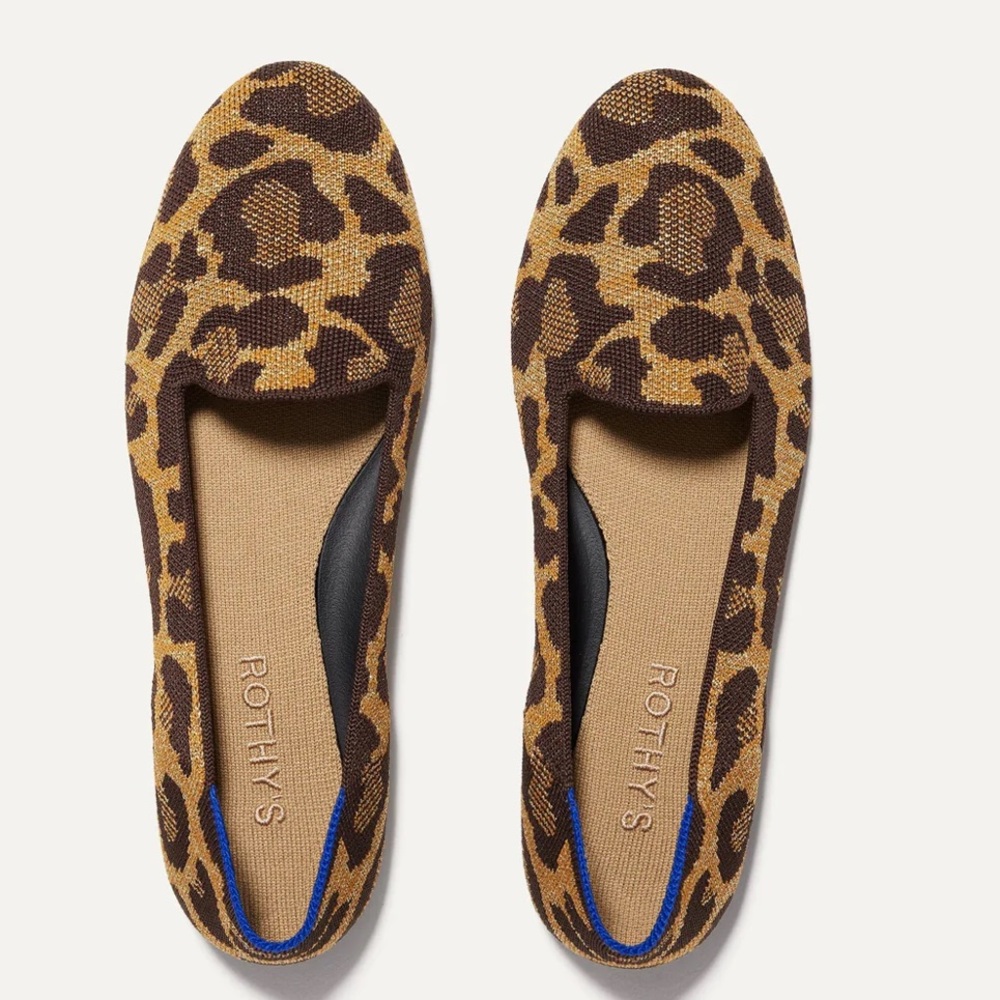 BNWT Rothy’s Leopard Print Loafers